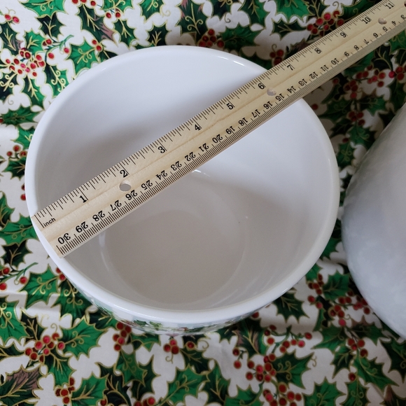 Christmas Bowls Or Planters Set Of 3 New Wreaths - Picture 11 of 13